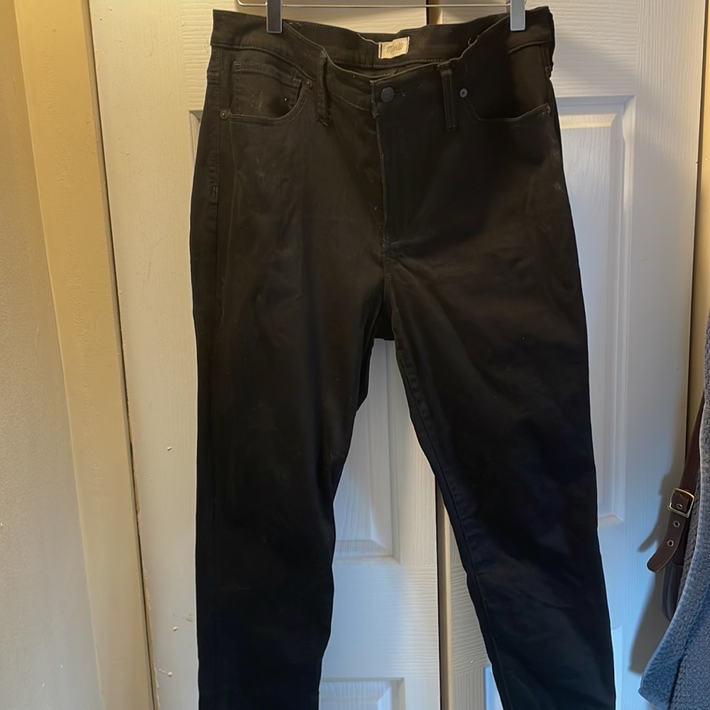 Madewell Black Skinny Jeans 33 Tall - Picture 2 of 4